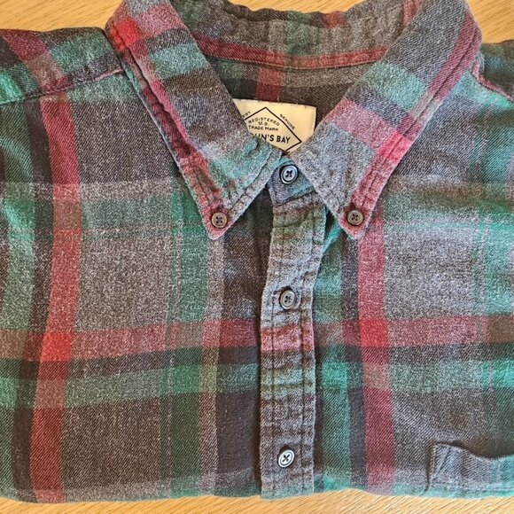 St. John’s Bay Super Soft Flannel Shirt –‎ Red Green Plaid – 2XLT - Picture 1 of 8